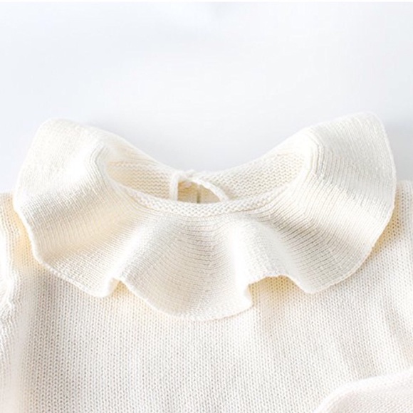 Emma Knitted Ruffle Romper - Picture 2 of 6